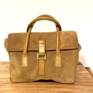 Suede GUCCI Satchel